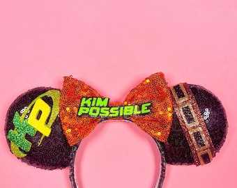 Kim Possible Y2K DISNEY Channel Inspired Mouse Ears