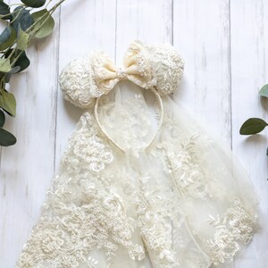 bridal mouse ears, wedding ears, disney ears, bridal headpiece, bridal gift, bridal accessory, bridal shower gift, disney wedding