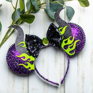 Maleficent inspired mouse ears