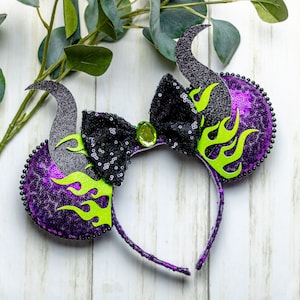 Maleficent inspired mouse ears