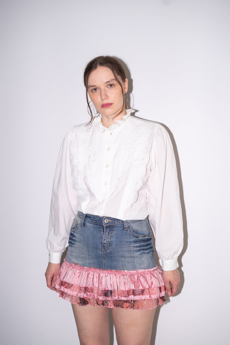 Vintage Label Jess Denim Mini Skirt main image 0