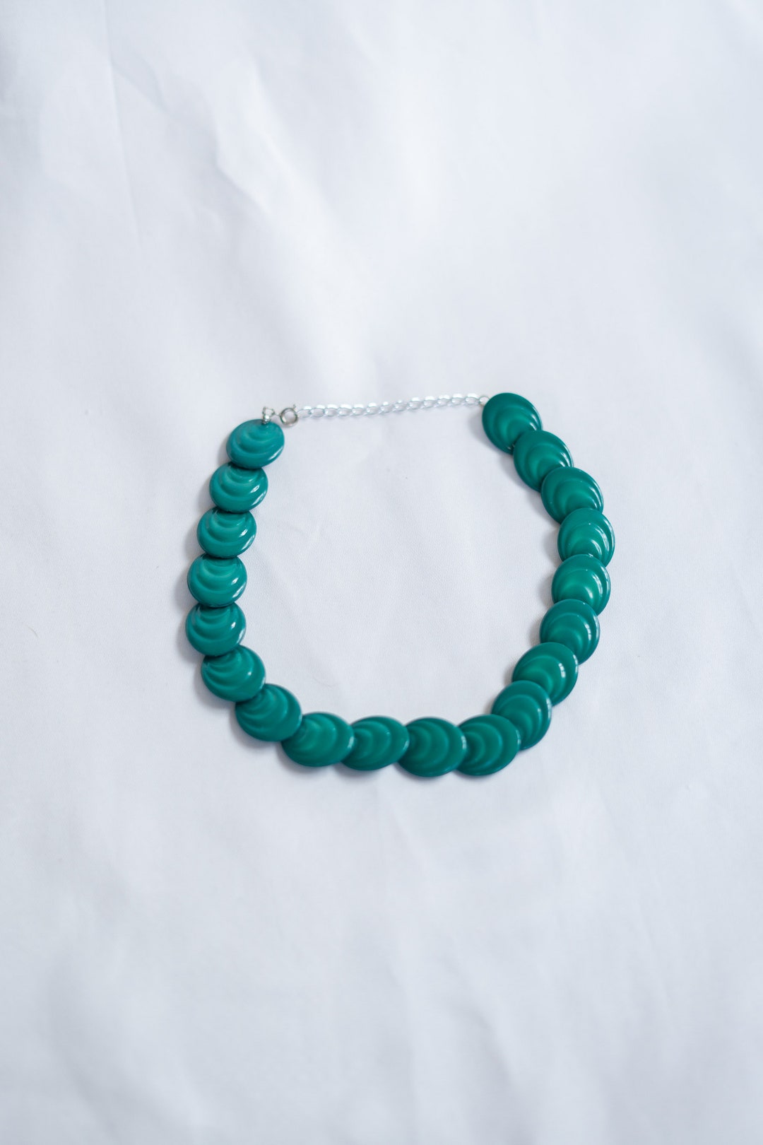 Green - Antique Finish Beadwork Necklace Set