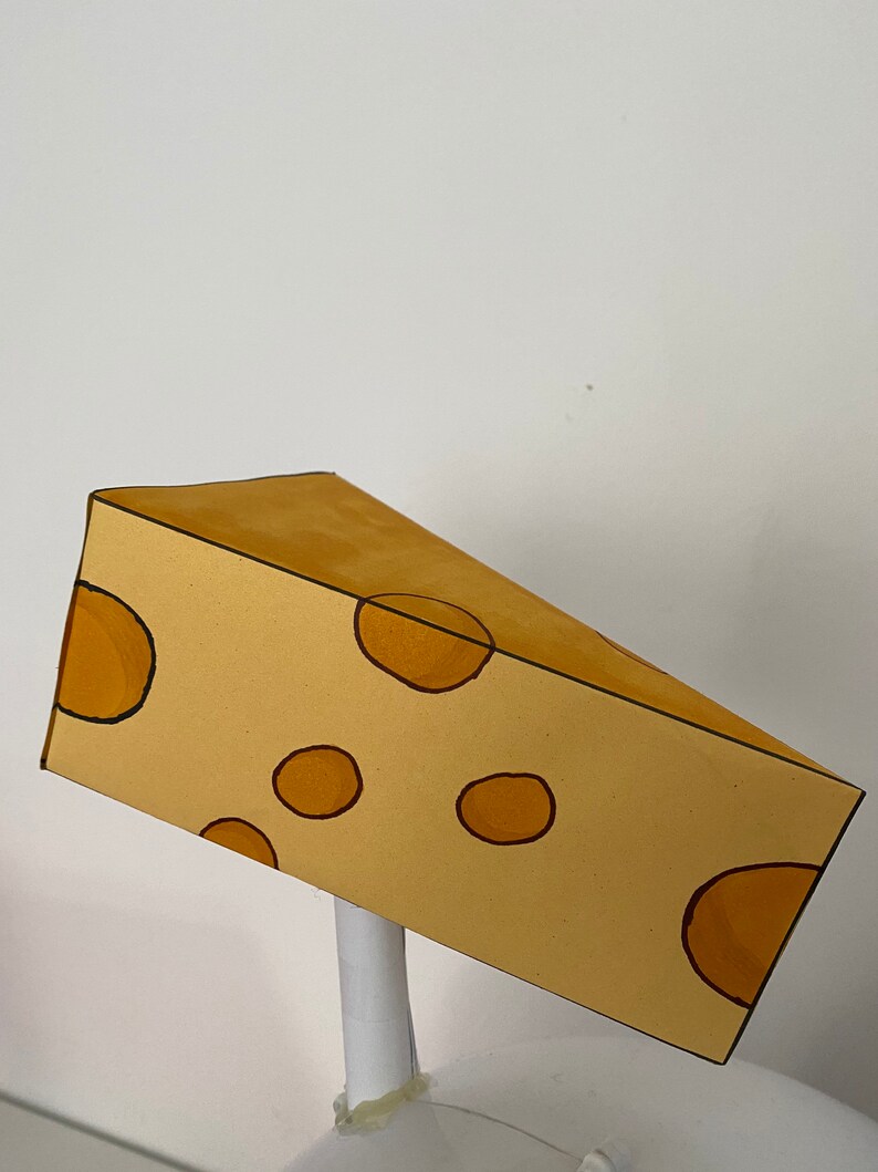 3D Among Us Cheese Hat Template/Pattern for Halloween or Etsy
