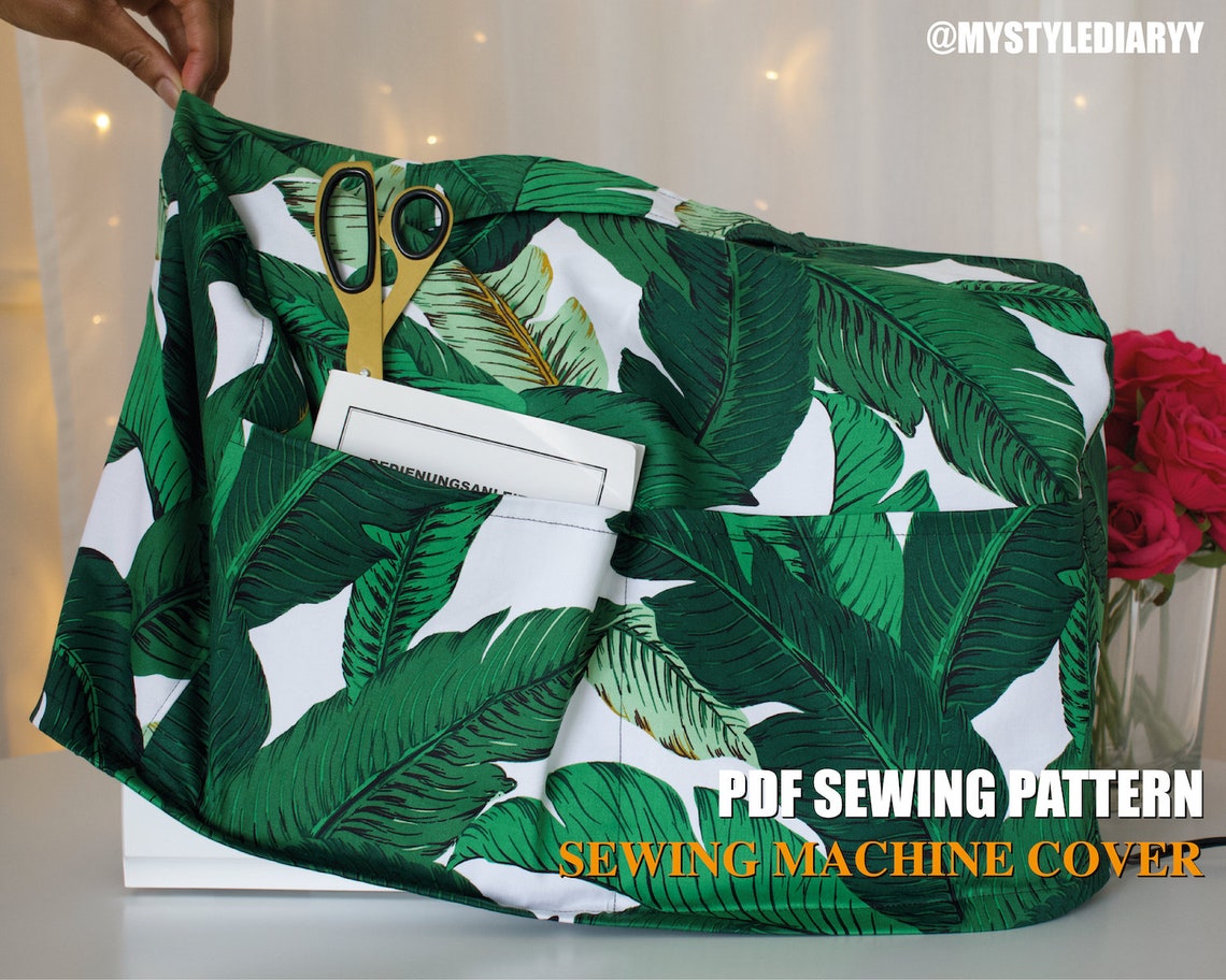 Sewing Machine Cover Pattern PDF Sewing Pattern Dust Cover Etsy Australia