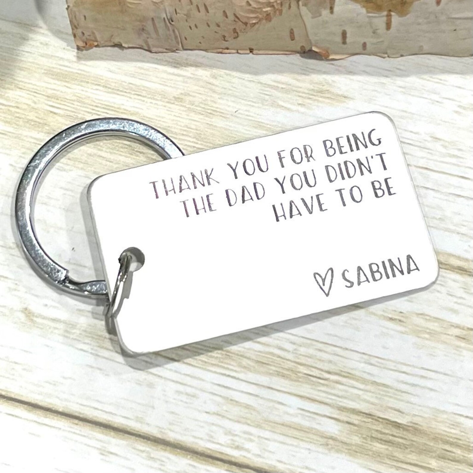 Bonus Dad Gift Step Dad Keychain Step Mom Keychain Laser Etsy