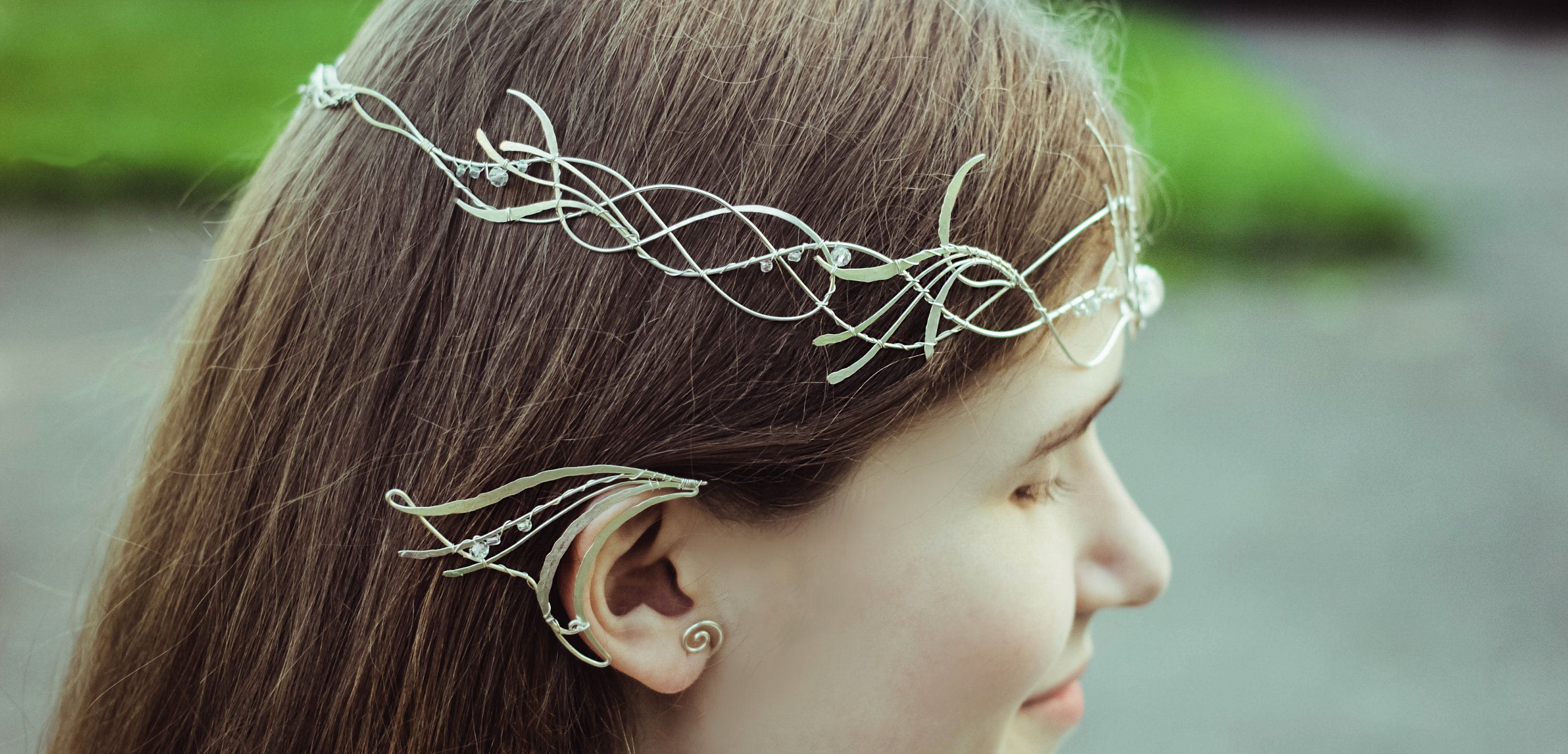 Galadriel elven ears Elven earrings Lotr ear cuff Lord of the Etsy