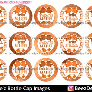 INSTANT DOWNLOAD- Sweater Weather- 1inch Bottlecap Images- 4x6 Digital Collage Sheet