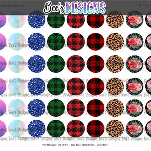 12mm Random Backgrounds Cabochon Images INSTANT DOWNLOAD JPEG File