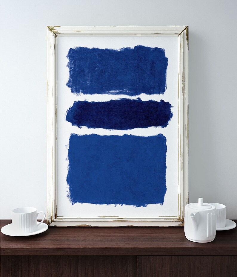 Navy Blue Wall Art Digital Download Gallery Wall Prints Etsy Denmark
