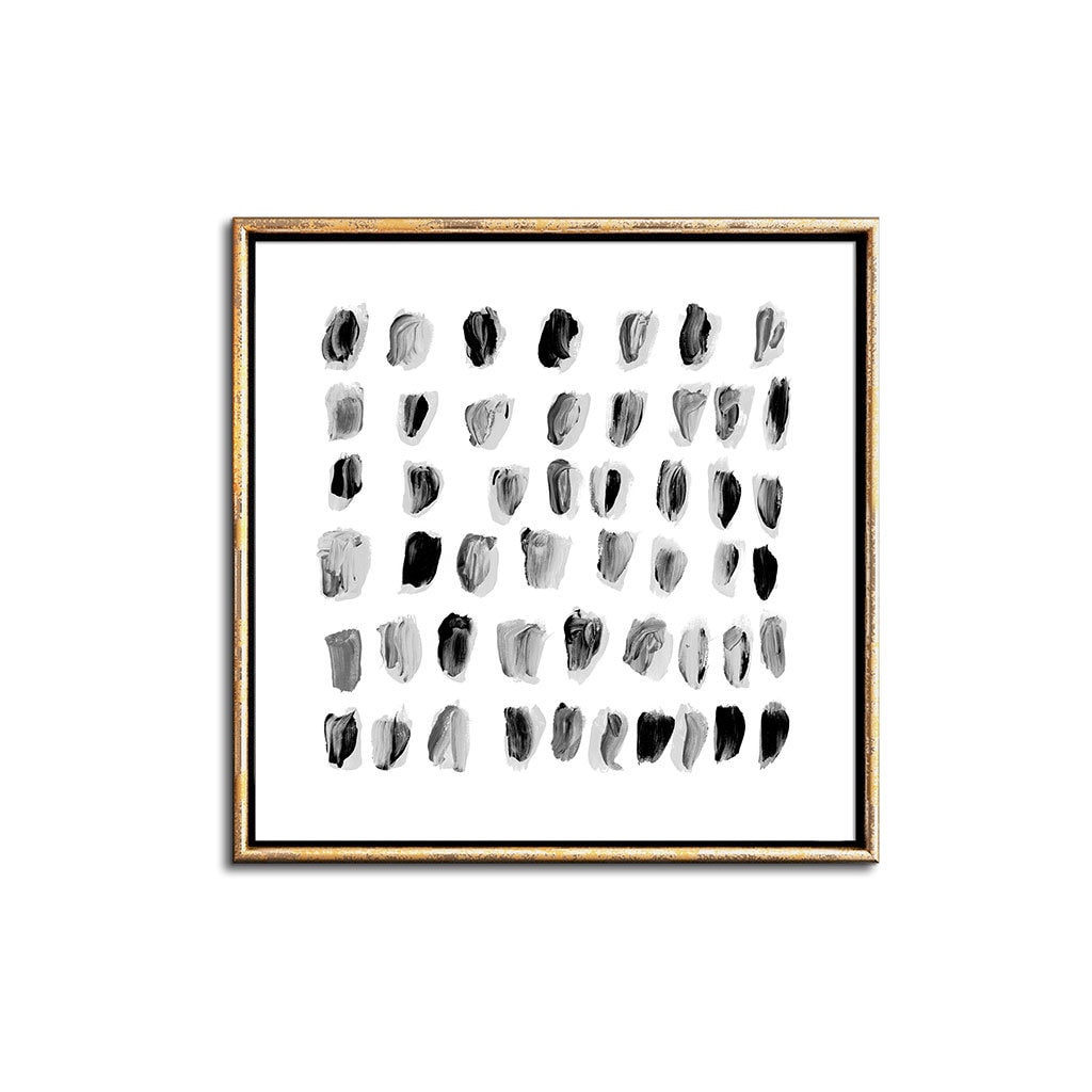 Abstract Art Black And White Abstract Download Abstract Print Modern Abstract Brush Stroke Circles