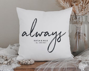 Wedding Gift, Personalized Wedding Pillow, Wedding Gift, Wedding Decoration, Gift for Wedding Guests