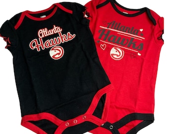Hawks inspired Toddler Onesies Size 12 months
