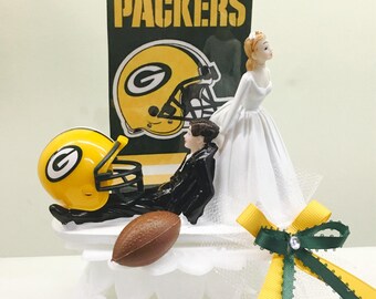 packers cake topper etsy