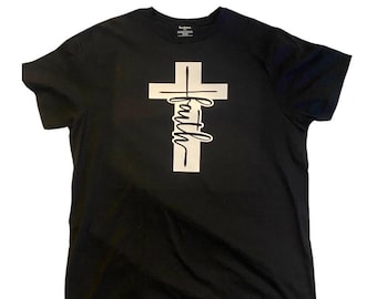 Christian T-shirt: Faith Graphic, Unisex Cotton Tee