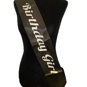 Birthday Girl Sash