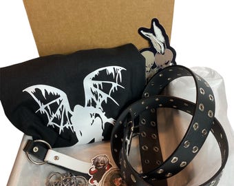 Gothic Emo Style Clothing and Accessories Gift Box