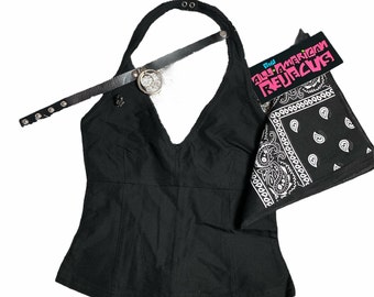90&#39;s Gothic Top and Accessories Size SMALL