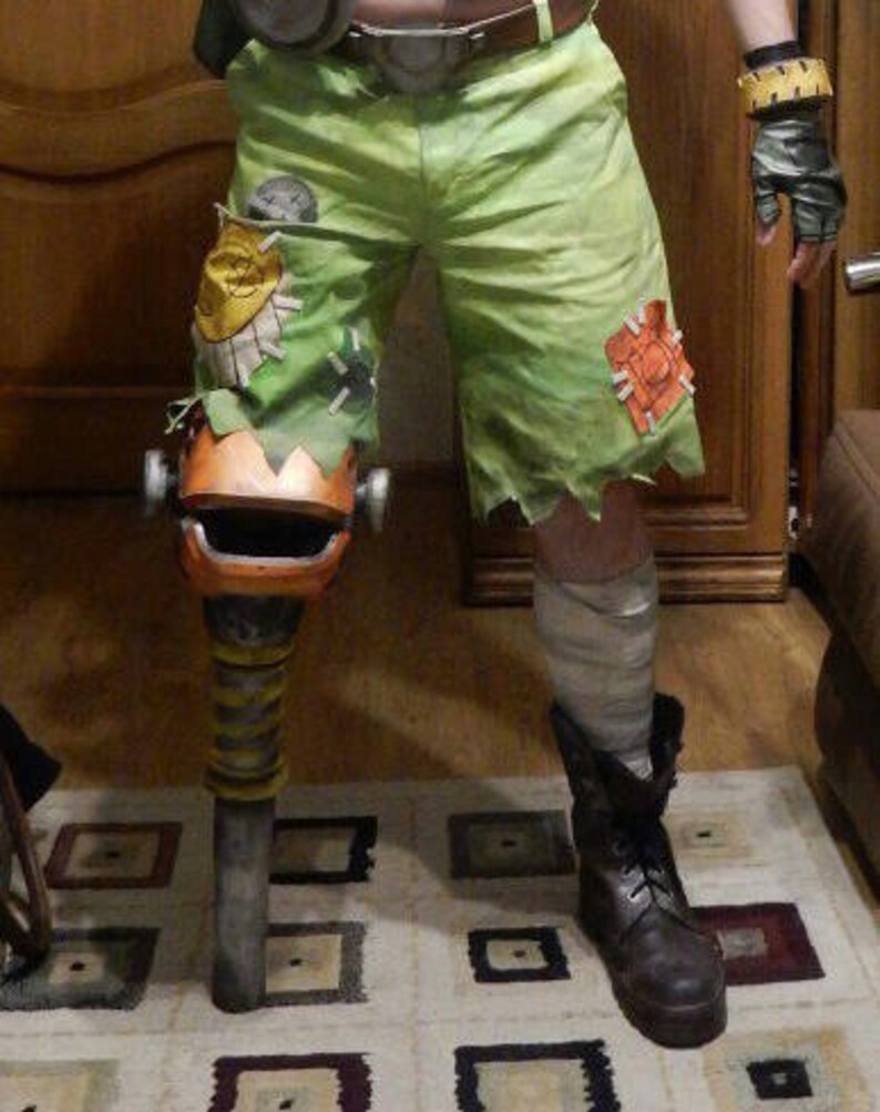 Junkrat Prosthetic Peg Leg cosplay prop overwtch Etsy