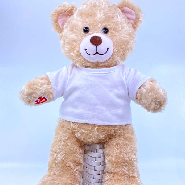 Teddy Bear White T-Shirt,