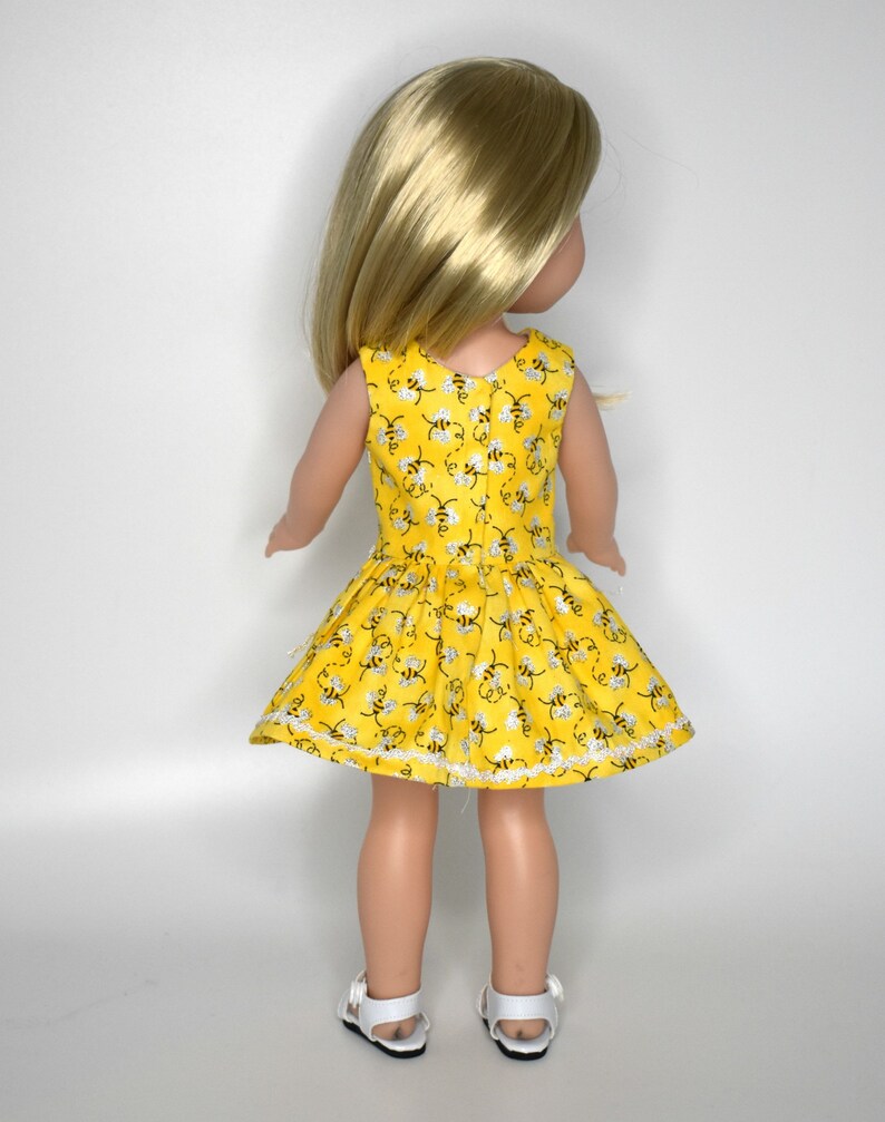 Wellie Wishers Doll Clothes Bumblebee Dress
