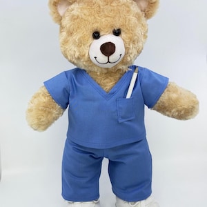 Teddy Bear Blue Scrubs, Bear Hospital Uniform