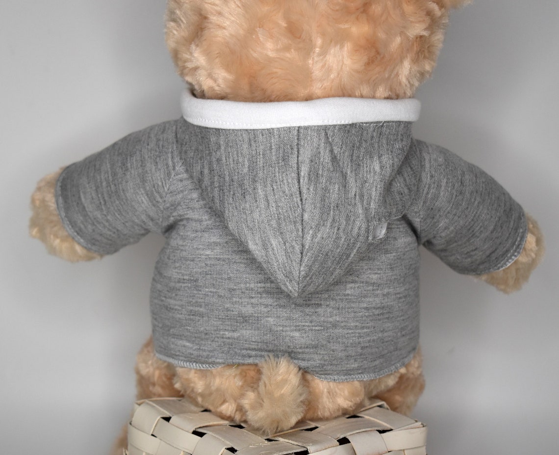 Build A Bear Gray Hoodie Pullover Sweatshirt Etsy