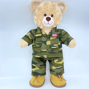 Teddy Bear Army Uniform, Camouflage Fatigues - Etsy