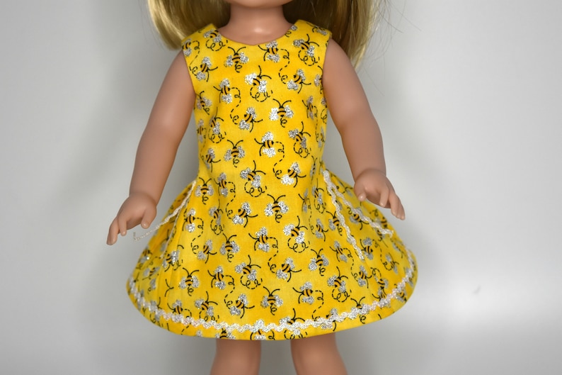 Wellie Wishers Doll Clothes Bumblebee Dress