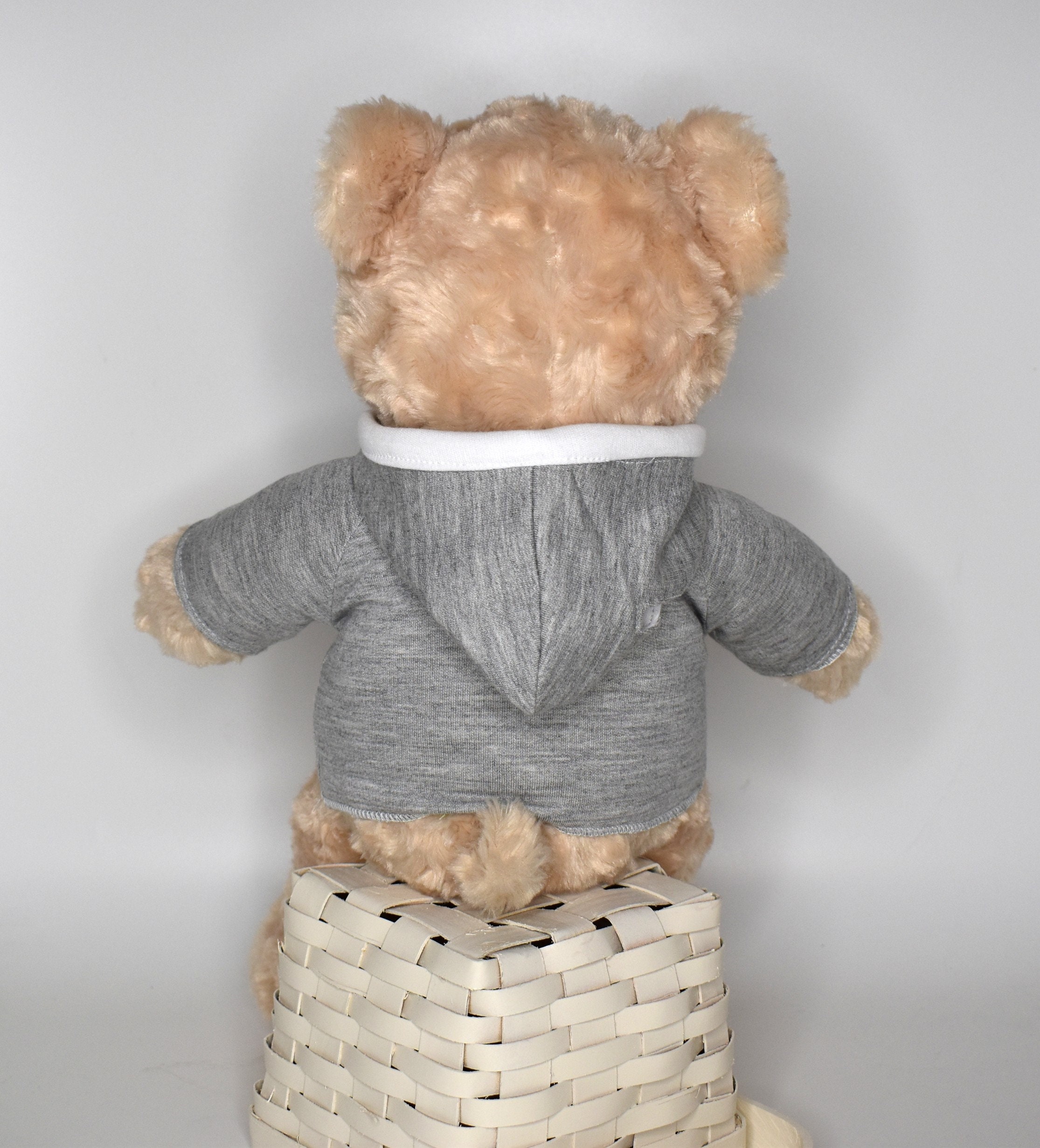 CUSTOM JERSEY Hoodie | Fits BAB & 14 To 16 Inch Stuffed Animals | Tedd| Baker's Bears