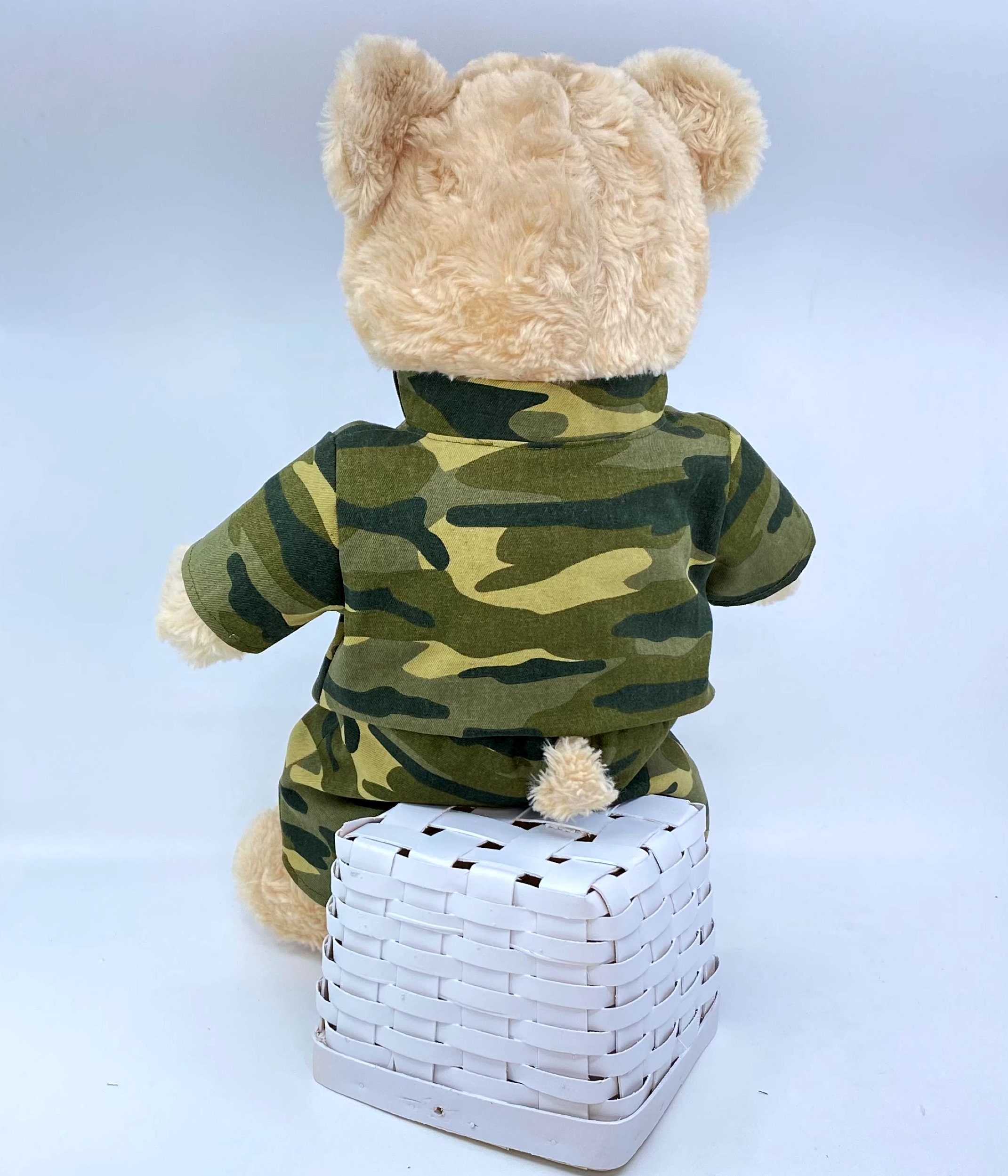 迷彩柄テディベア 楽天市場】テディベア ミリタリー仕様 約25cm 軍隊 迷彩柄