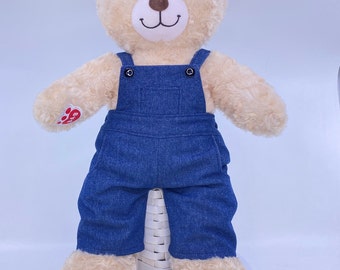 Teddybär Personalisierte Overall, Teddybär Denim Overall