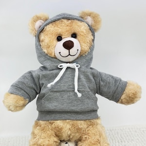 Teddy Bear Hoodie, Plushie Hooded Sweatshirt