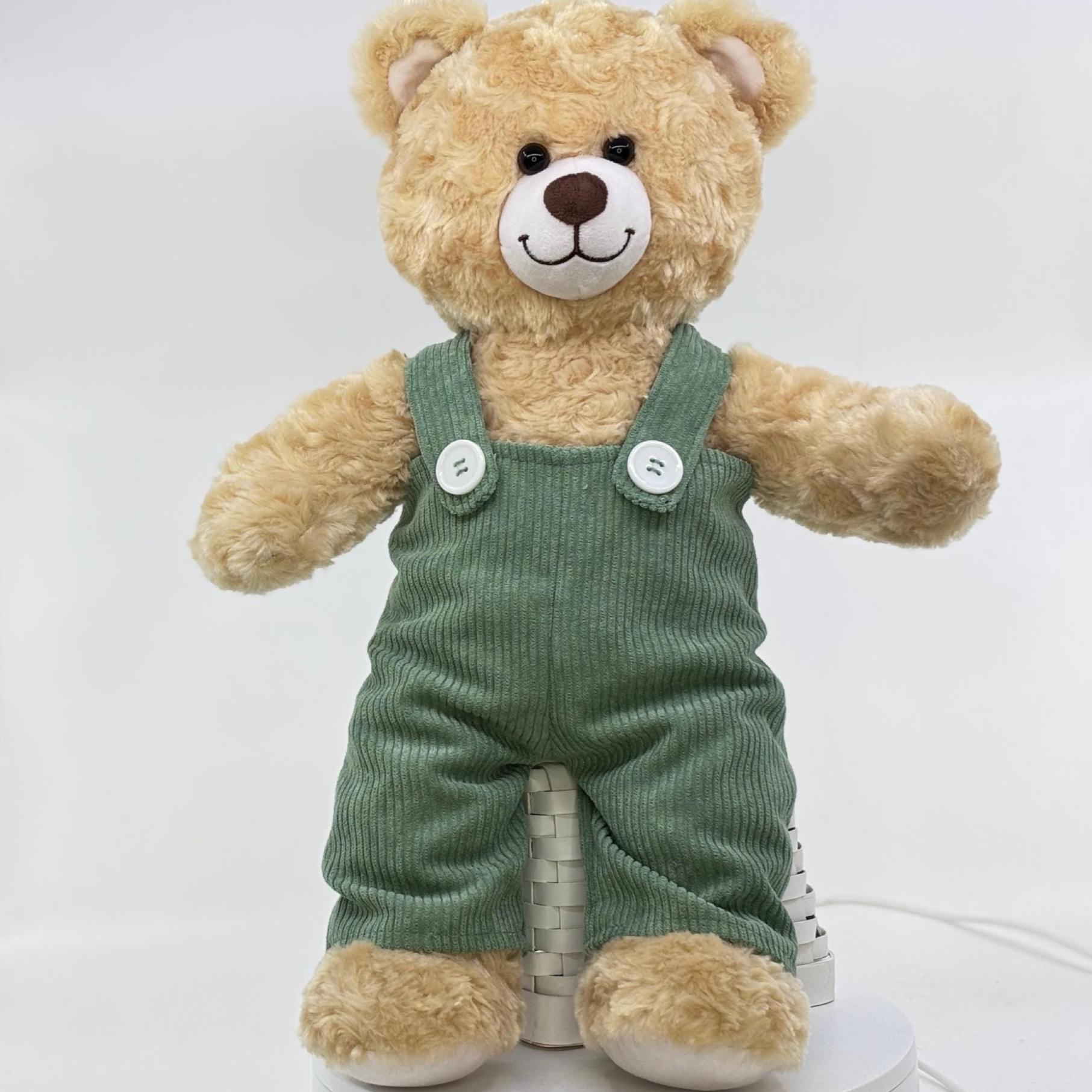 Peluche Ours Nounours HOMFRAY'S Costume Rétro 50cm Pour Chambre Enfant