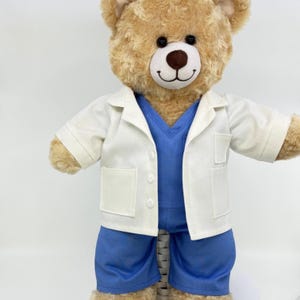 Teddy Bear Lab Coat, White Doctor Coat