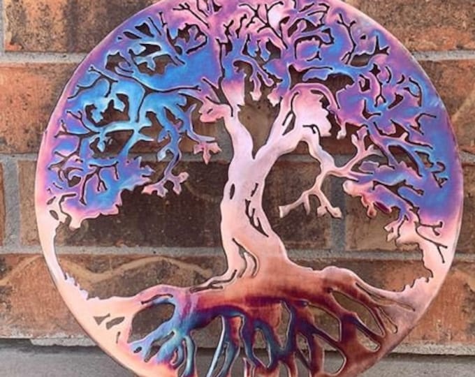 Metal Tree of Life Wall Art Metal Tree of Life Family Tree Etsy UK