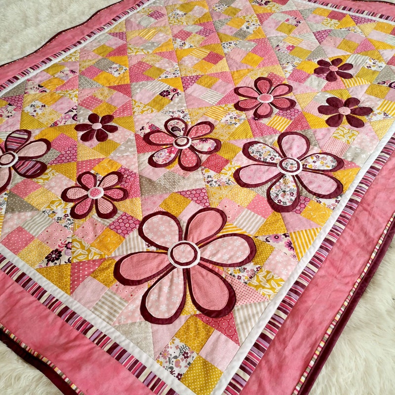 Flower Quilt Pattern For Baby