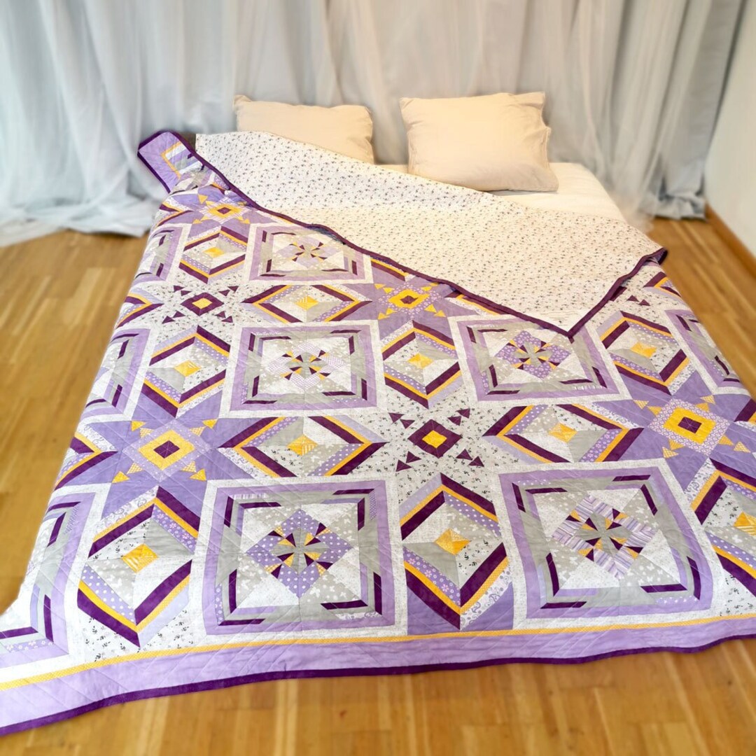 Mosaic Colorful Pattern Print Quilt