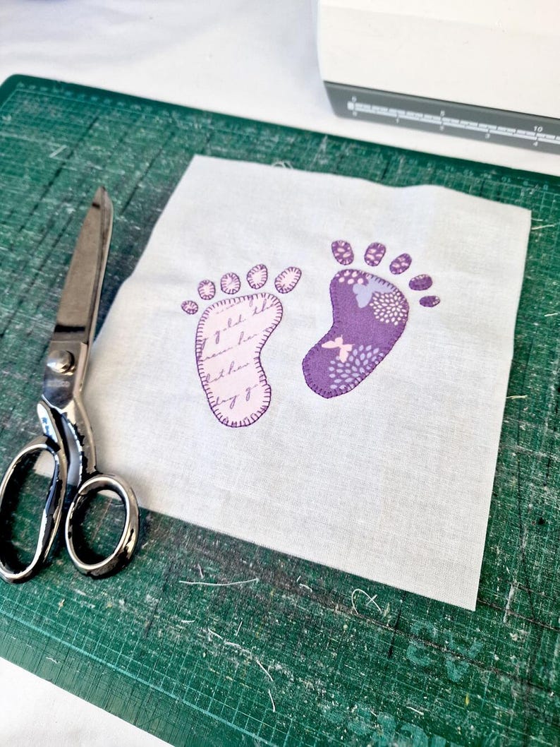Beginner-friendly Baby Quilt Pattern PDF – “small Steps” Pink & Purple ...