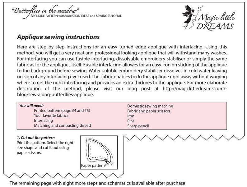 Butterfly applique, digital PDF pattern, Applikationsdesign, DIY applique tutorial, Butterfly design variations, Sew on applique, Love image 4