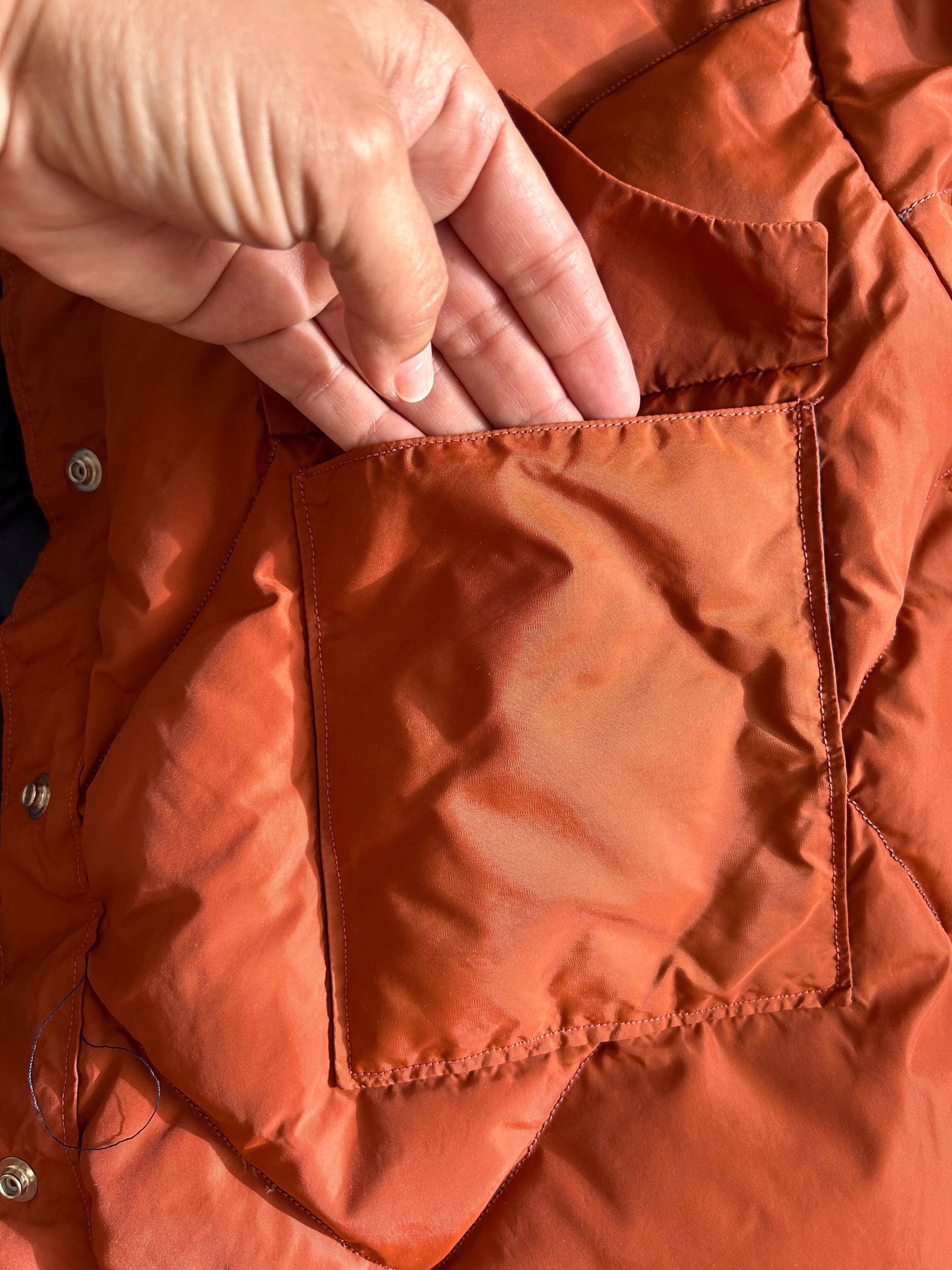 70s Vintage Puffer Jacket, Frostline Kit Down Jacket, Size XL, Made in USA, Broomfield Colorado, Rust Color Navy Blue Lining, Snap Buttons - Etsy 70s Vintage Puffer Jacket, Frostline Kit Down Jacket, Size XL, Made in USA, Broomfield Colorado, Rust Color Navy Blue Lining, Snap Buttons - Etsy