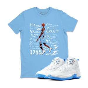 Shirt To Match AJ 12 Melo 2025 Sneaker Matching Tee MJ 23 Accolades T-Shirt, 12 Melo, Streetwear Shirt