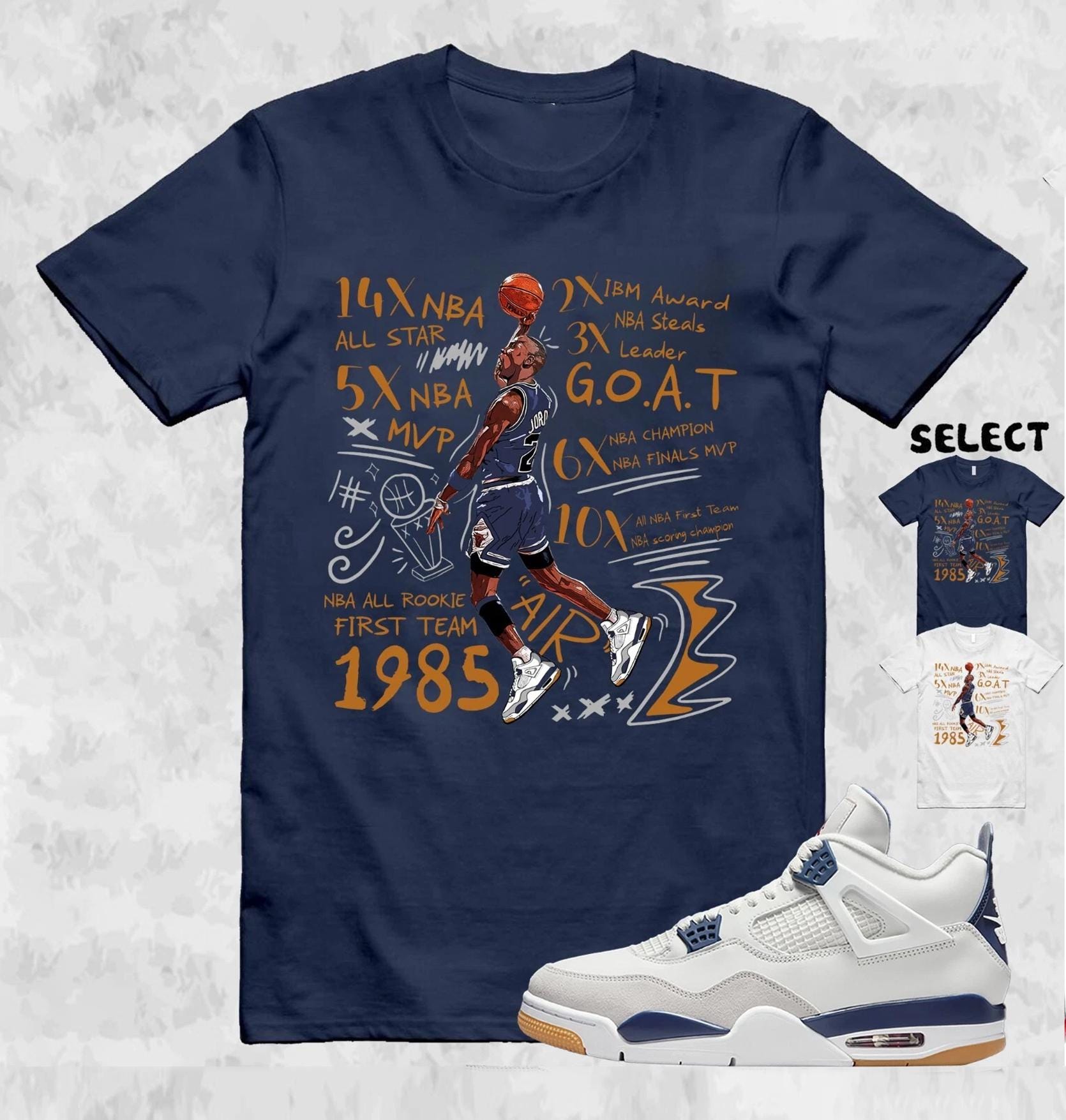university blue jordan 4 clothing