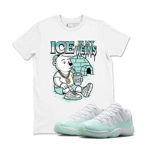 Ice In My Veins Sneaker Tees - Air Jordan 11 Igloo, Igloo 11s Sneaker Tee, Shirt To Match Sneakers