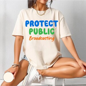 Protect PBS Rainbow Shirt, Protect PBS Shirt, Political Protest Tee, Save Public Broadcasting shirt, Protect Public Broadcasting shirt