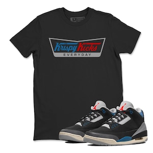 Krispy Kicks Shirt to Match Jordan 3 Rare Air, Retro 3 Rare Air Shirt, Rare Air 3s Sneaker Tee, Shirt To Match Sneakers