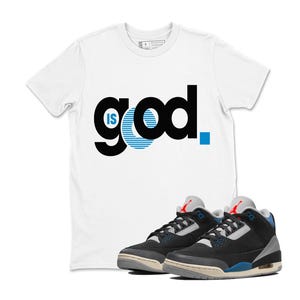 3 Rare Air God is Good Shirt, Shirt to Match Jordan 3 Rare Air, Retro 3 Rare Air Shirt, Rare Air 3s Sneaker Tee, Shirt To Match Sneakers