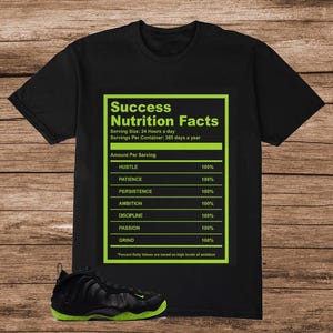 Foamposite Volt Black Air One T Shirt Match SUCC