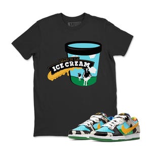 B&J Ice Cream Unisex Tshirt - Duck Chuky Dunky, Shirt To Match Sneaker, Sneaker Match, Best Gift, Present