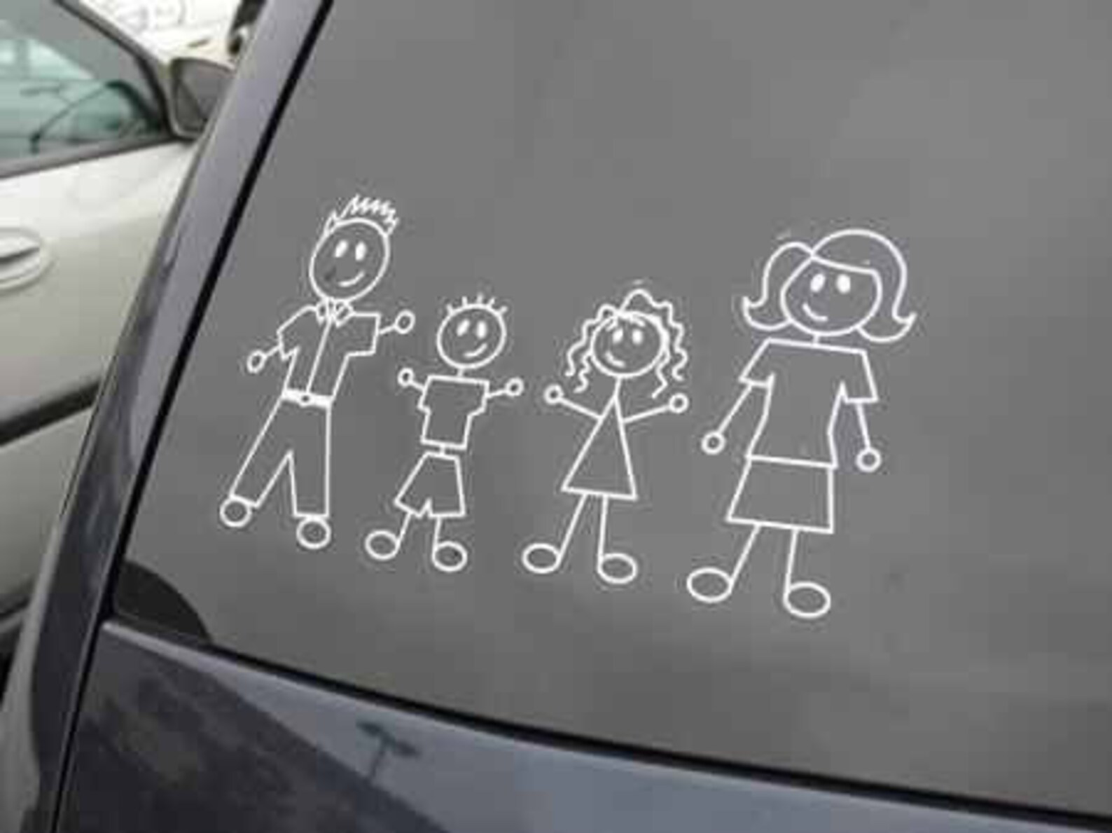 My car stick family stickers Car Window Bumper Vinyl Decal Etsy