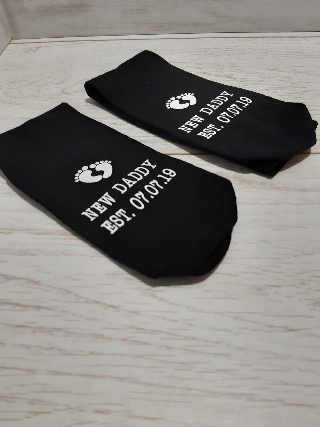 Image of Personalised Daddy To Be Socks, Personalised New Daddy, Daddy Gift, Father's Day Gift